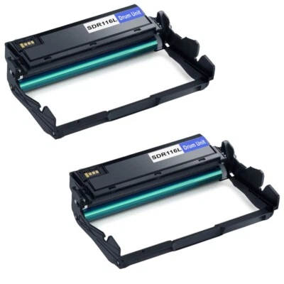 2 Black Drum Unit For Samsung Xpress M2835DW M2875FD M2875FW M2885FW MLT-R116L - Image 1 of 2