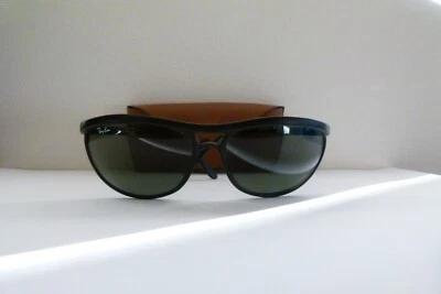 VINTAGE RAY BAN PS3 SCHWARZ PREDATOR SERIE WRAPS SONNENBRILLE - Bild 1 von 4