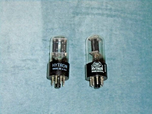 CBS Hytron 6SN7GT Vacuum Tubes "Bad Boy" Black Plate NOS 113% PLATINUM PLUS 1952 - Picture 1 of 8