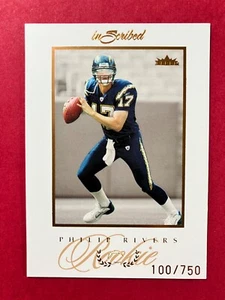 2004 FLEER INSCRIBED # 78 PHILIP RIVERS ROOKIE serial # 100/750 - Picture 1 of 2