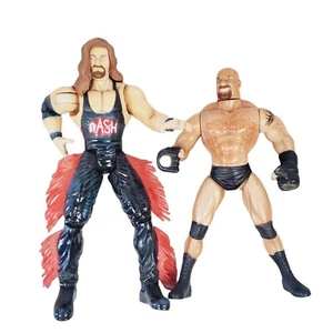 1999 Vintage Toybiz WCW Goldberg & Kevin Nash Action Figures Lot Of 2 - Picture 1 of 6