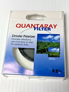 Quantaray Filter Circular Polarizer - Stops Reflection/Glare For Autofocus SLRs - Picture 1 of 5