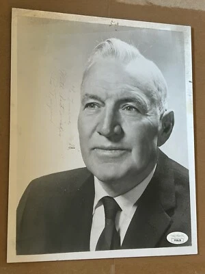 JSA Pie Traynor Signed Photo Pirates HOF Auto LOA Inscribed - Image 1 of 4