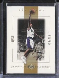 2000-01 Upper Deck Ultimate Collection #31 Ray Allen #/750 - Foto 1 di 2