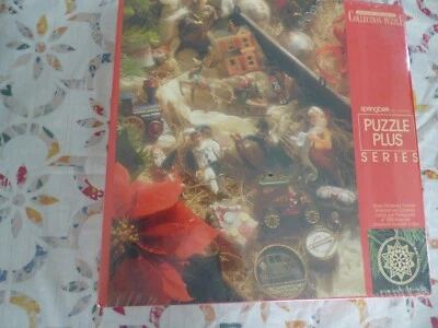 Puzzle Christmas with Brass christmas ornament 500 pcs 1989 Factory sealed - Image 1 of 4