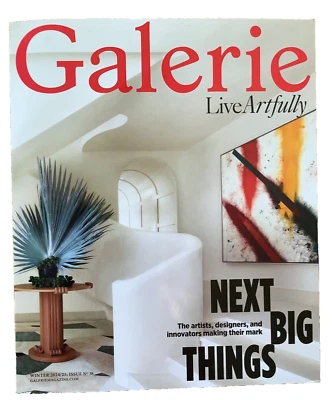 Galerie Magazine 2024 25 Winter No 38 Next big Things Live Artfully - Image 1 of 4