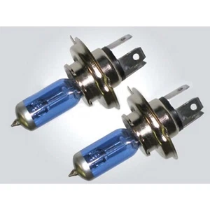 H4 Halogen Xenon HID Headlight Headlamp Super White Bulbs 90/100W Motorcycle New - Foto 1 di 1