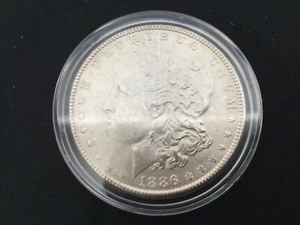 1886 BU Morgan Dollar Brilliant Uncirculated 90% Silver - Picture 1 of 2