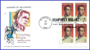 USA3 #3152 U/A HOUSE OF FARNAM FDC PB3 Humphrey Bogart - Imagen 1 de 1