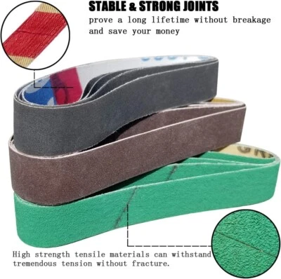 24New Replacement Belt Kit For Work Sharp Knife Tool Sharpener Ken Onion Edition - Image 1 of 4