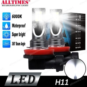 2 Piezas H11 Bombillas LED 6000K Blanco Frío Super Brillante Luz Antiniebla DRL Alta Potencia - Imagen 1 de 12