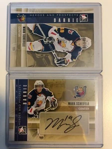 11-12 ITG In The Game MARK SCHEIFELE Rookie Autograph LOT(2) Heroes & Prospects - Picture 1 of 1