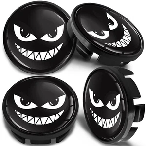 4 coprimozzi centrali ruote compatibili con VW 65 mm 3B7601 171 nero tuning - Foto 1 di 6
