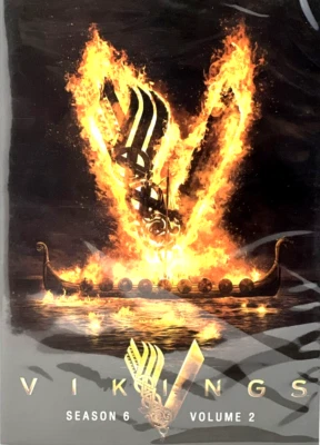 Vikings Season 6 Volume 2 DVD 2020 Brand New Factory Sealed 3 Disc Set - Image 1 of 4