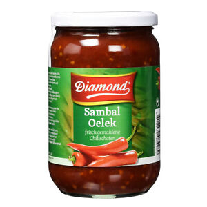 Sambal Oelek mit gemahlene Chilischoten sehr scharf 740g 2er Pack