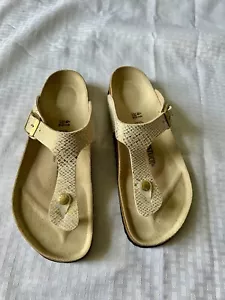 Neu! Birkenstock Gizah Python Gr. 41 - Bild 1 von 6