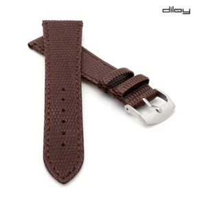 Diloy Eidechse Uhrenarmband Modell Kimberly mocca 18 mm