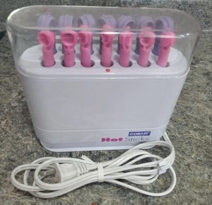 Conair Hot Sticks 14 Flexible Curlers Rollers HS18WPK Excellent - Picture 1 of 4