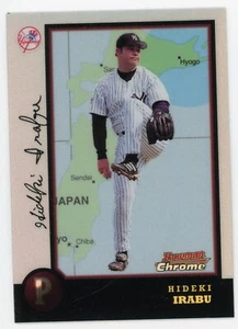 1998 Bowman Chrome Hideki Irabu International Refractor #64 Yankees - Picture 1 of 1