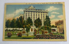 Vintage Postcard ~ Corner Garden of Mormon Temple Block~ Salt Lake City Utah UT
