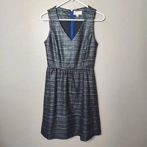 Anthropologie Moulinette Soeurs Metallic Tweed Glissade Sheath Dress-Size 2 - Picture 1 of 10