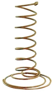 Rusty Wire Spiral Taper Candle Holder Stand Primitive Reproduction Springs 3"x4" - Picture 1 of 5