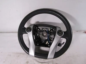 10-14 2015 TOYOTA PRIUS BASE STEERING WHEEL W/ CONTROLS OEM - Picture 1 of 11