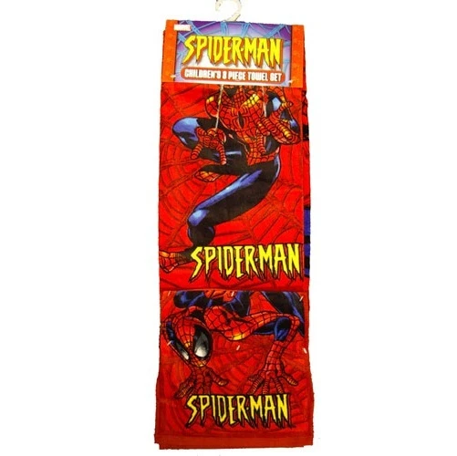 Original the Amazing Spiderman 3Stück Set Cloth + Hand Towel + Bath Neu — 第 1/1 张图片