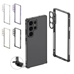 Per Samsung S23 S24 S25Ultra Metal Hard Bumper telaio + protezione obiettivo IT - Foto 1 di 26