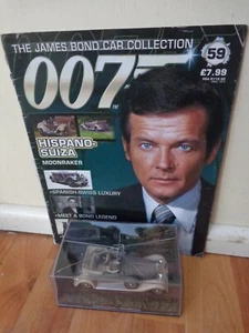 1/43 James Bond 007 Auto Sammlung - Hispano Suiza Moonraker – Streng Geheim #59 - Bild 1 von 2