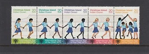 CHRISTMAS Island 1979 YEAR of the CHILD strip of 5   MNH - Bild 1 von 1