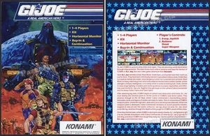 G.I. JOE: A Real American Hero - Original 1992 comercio anuncio / anuncio_ Konami arcade - Imagen 1 de 3