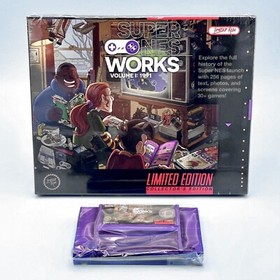 SNES Super Nintendo NES Works Vol. I 1 Collector's Edition Art Book + Cartridge