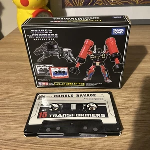 Takara Tomy Masterpiece MP-15 Rumble & Jaguar Transformers NOT KO collector coin - Picture 1 of 24