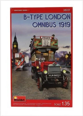 MINIART 38031 GENERAL - OMNIBUS B-TYPE LONDON AUTOBUS 1919 - 1/35 - Immagine 1 di 2