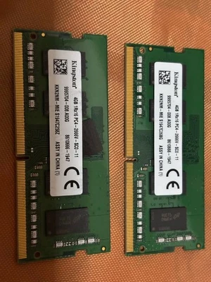 Kingston 4GB DDR3 1600MHz PC3-12800 SO-DIMM Memory 2 Modules Set Used - Image 1 of 3