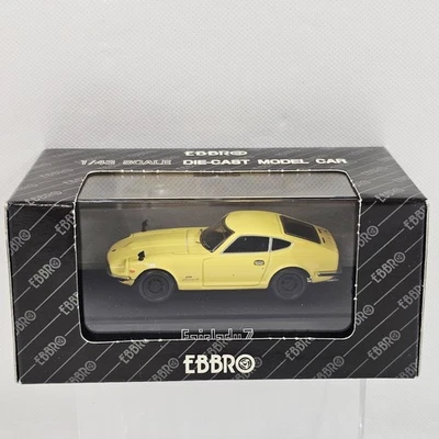 Carro modelo Ebbro Nissan Datsun Fairlady Z 432 (E30) amarelo fundido escala 1/43 novo - Imagem 1 de 4