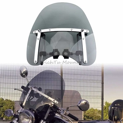 Parabrisas transparente 17" x 15" apto para Honda Shadow Aero 1100 1998-2002 Foto 1 de 4