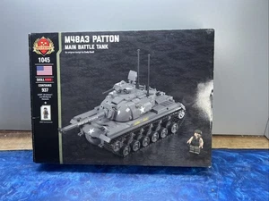 Lego Brickmania M48A3 Patton - Tanque de Batalla Principal Como Nuevo Completo En Caja - Imagen 1 de 10