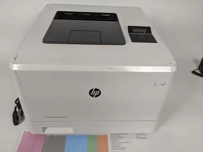 HP Color LaserJet Pro M454DN Color Workgroup Laser Printer, NO TONER Pages 23088 - Image 1 of 4