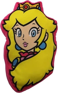 Super Mario Bros Peach Cushion 3D 40 CM - Fan Collectible Merchandise Gift BNWT - Picture 1 of 2