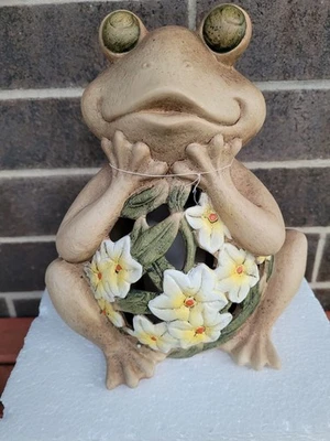 家庭反射青蛙灯笼带无焰蜡烛颜色变化 — 第 1/4 张图片