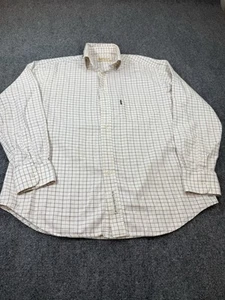 Barbour Light Tattersalls Mens Size Medium Shirt Cotton Button Up Plaid - Picture 1 of 11