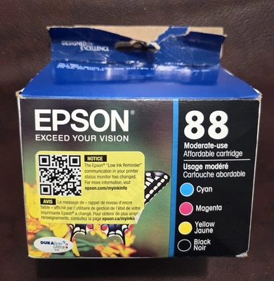 Cartuchos de tinta Epson DuraBrite Ultra 88 amarillo magenta TO88120-BCS FALTAN CIAN Foto 1 de 4