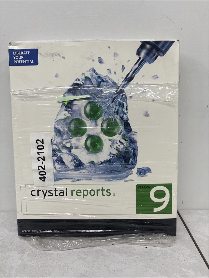 Crystal Reports 9 Professional Full Product For Windows ( Sealed Retail Box) - Image 1 of 4