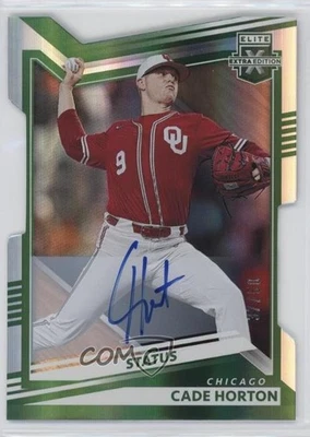 2022 Panini Elite Extra Edition Status Signatures Die-Cut /50 Cade Horton Auto - Image 1 of 2