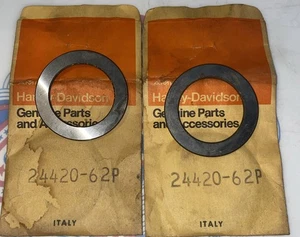 Harley Aermacchi 63-68 Sprint C H SS NOS SET of crankpin bearing THRUST WASHERS - Bild 1 von 7