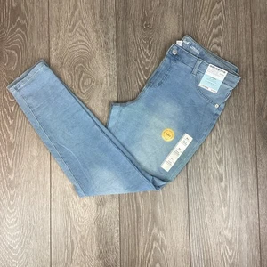 Cat And Jack Girls XL Knit Leggings Soft Stretch 14/16 Jegging Jean Light Blue - Picture 1 of 6