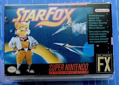 Star Fox (Super Nintendo SNES) Authentic Cartridge + Poster + Collector’s Case!! - Image 1 of 4