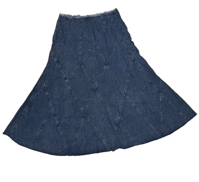 Falda vaquera larga vintage BACCINI talla 14 Foto 1 de 4